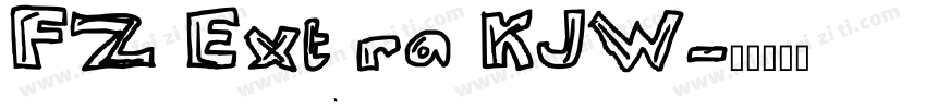 FZ Extra KJW字体转换